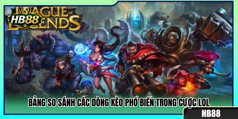 Bảng đối chiếu các loại cược LMHT thông dụng nhất 